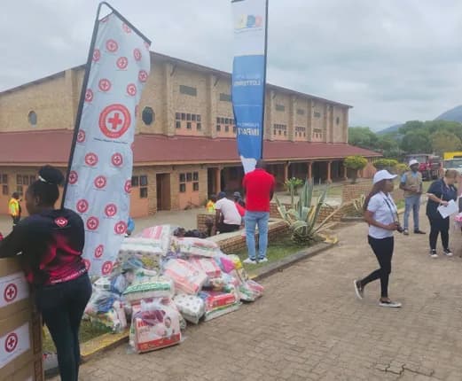 NLC AND RED CROSS DISTRIBUTE FOOD TO FLOOD-AFFECTED COMMUNITIES IN NKOMAZI