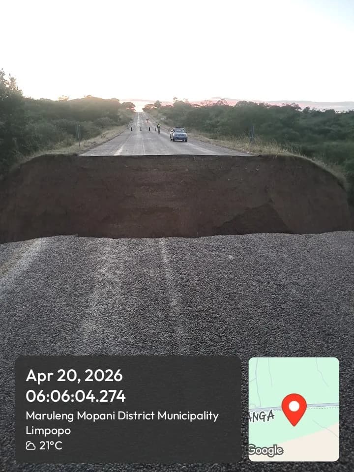 Orpen Road Closed After Collapse